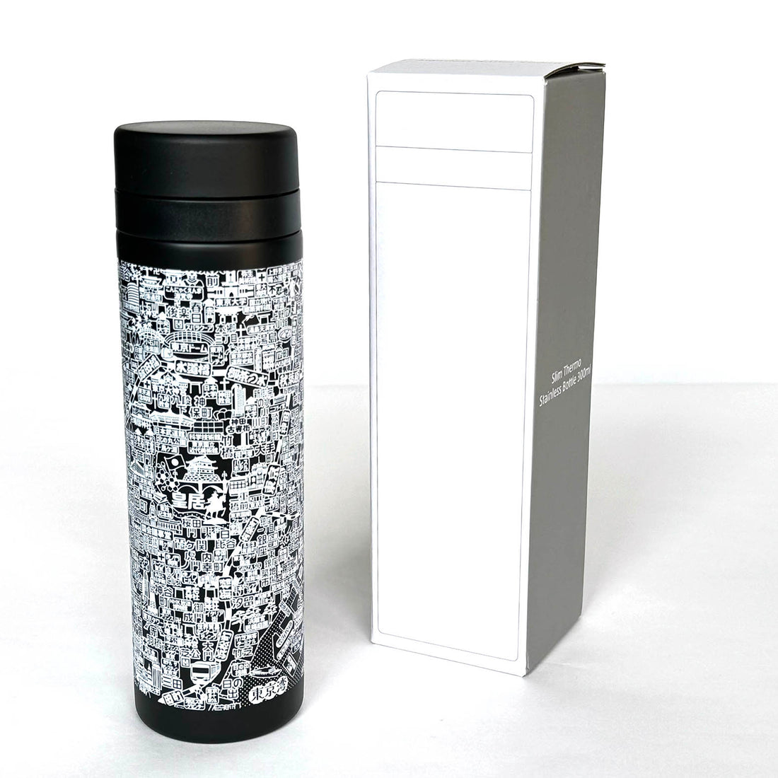 『東京カオス』300㎖ステンレスサーモボトル(ブラック)