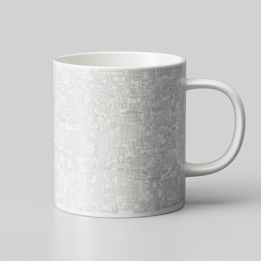 『東京カオス』10オンスマップマグ(東京都心北)