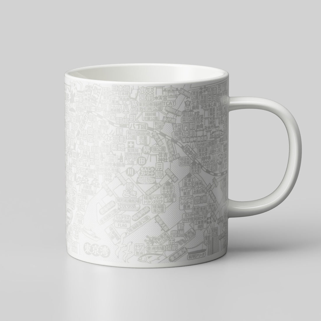 『東京カオス』10オンスマップマグ(東京都心南)