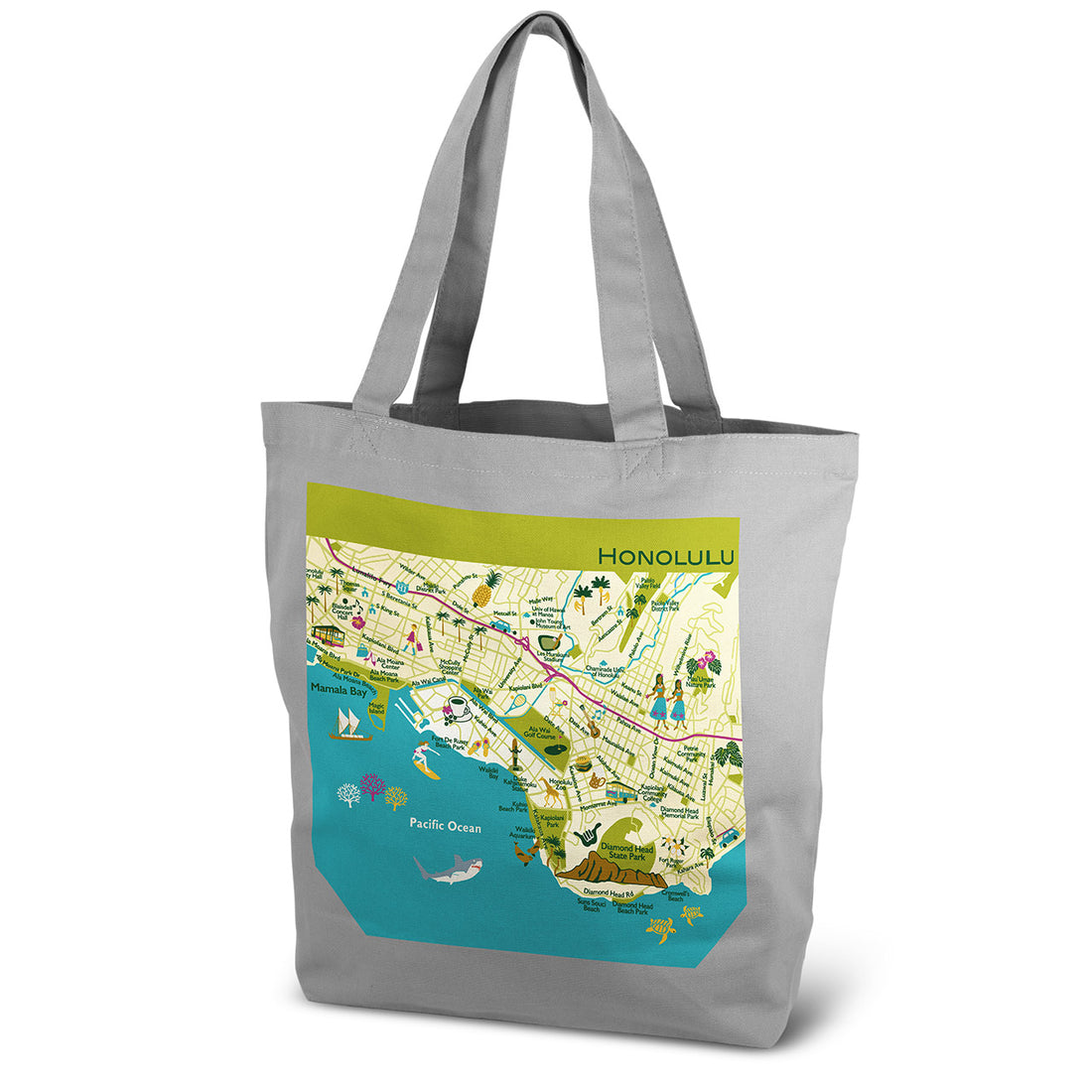 『ホノルル』12オンスキャンバストートL【送料無料】