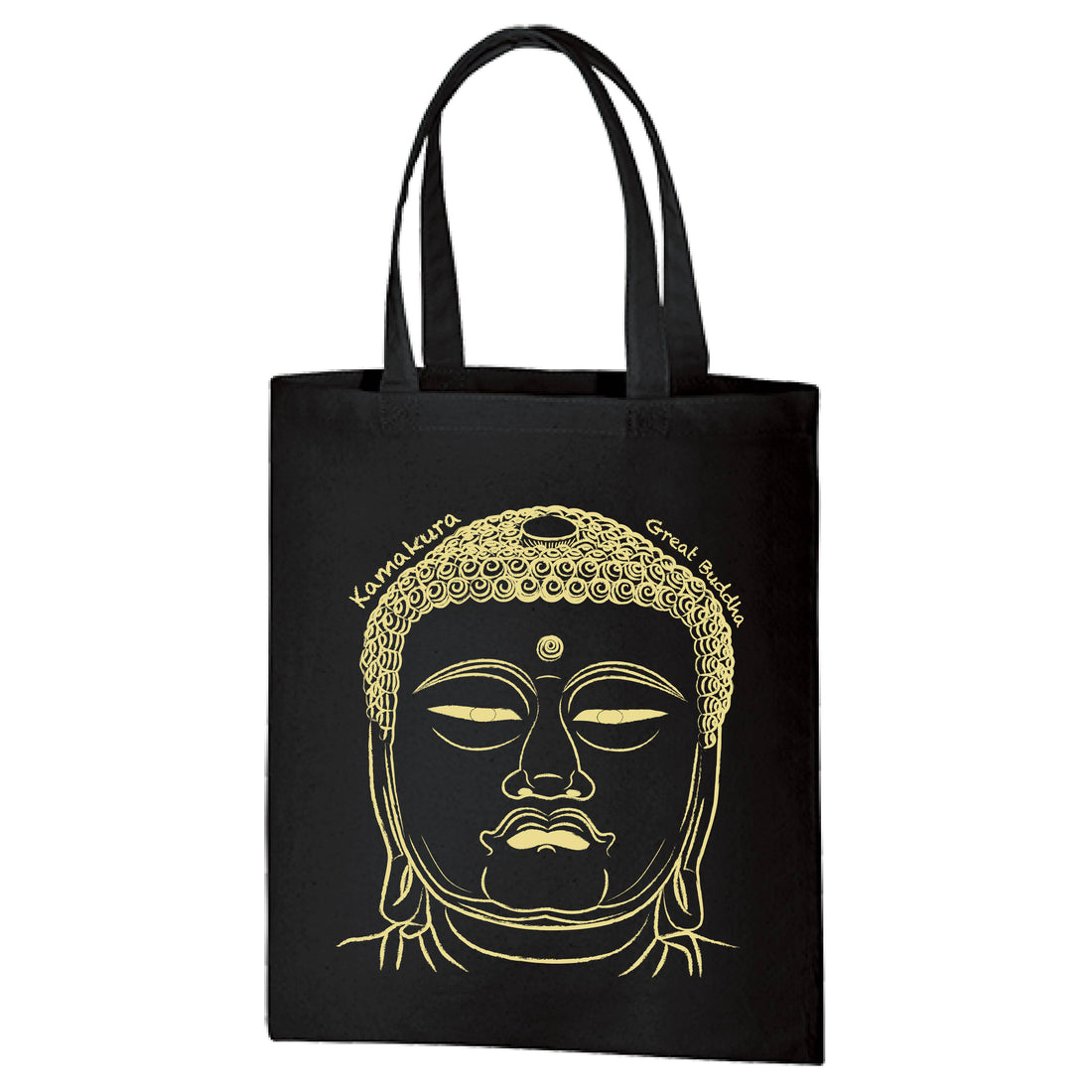 『鎌倉大仏』ライトキャンバスエコトート【送料無料】(黒)