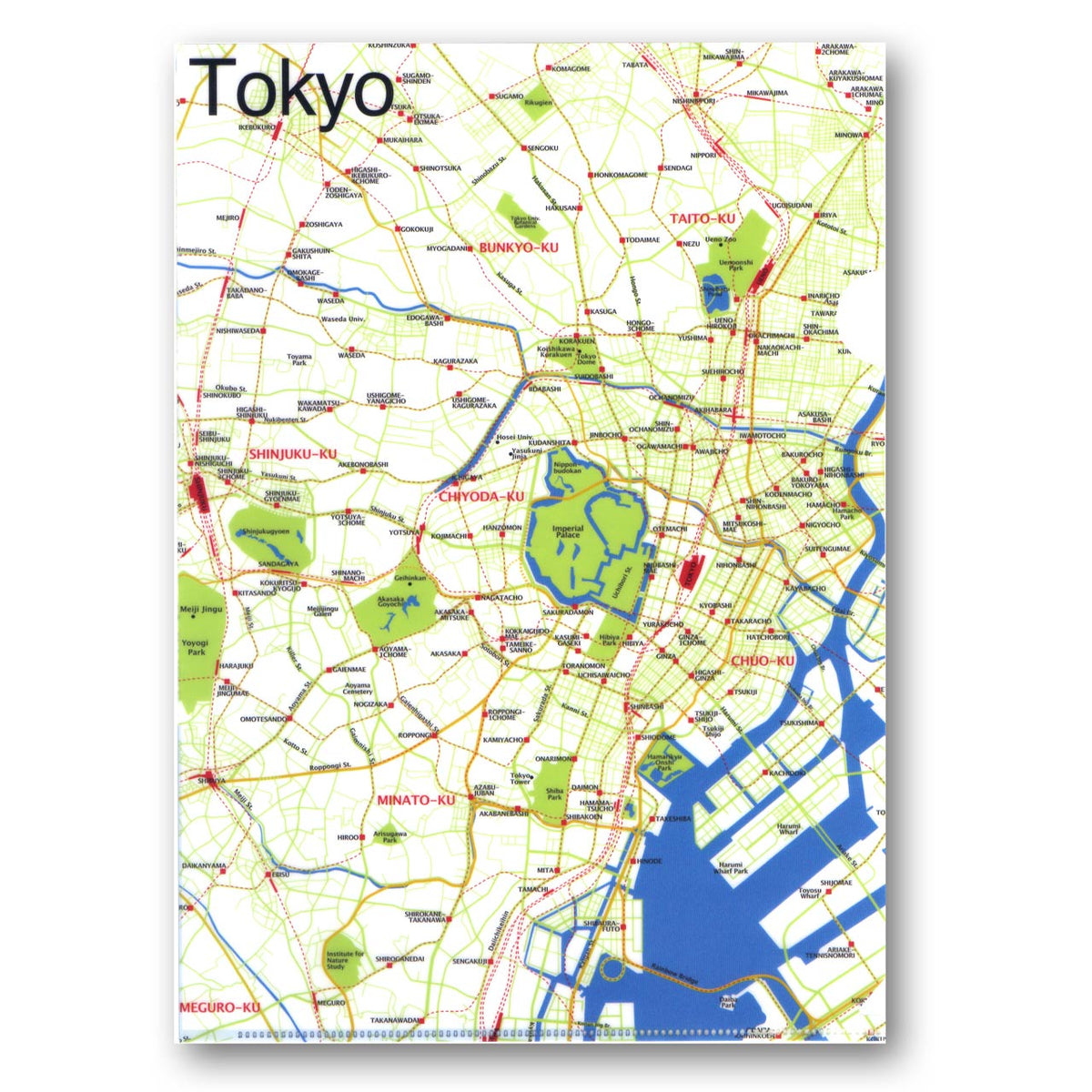 江戸・東京デザインマップ』クリアファイル【送料無料】 – totemap