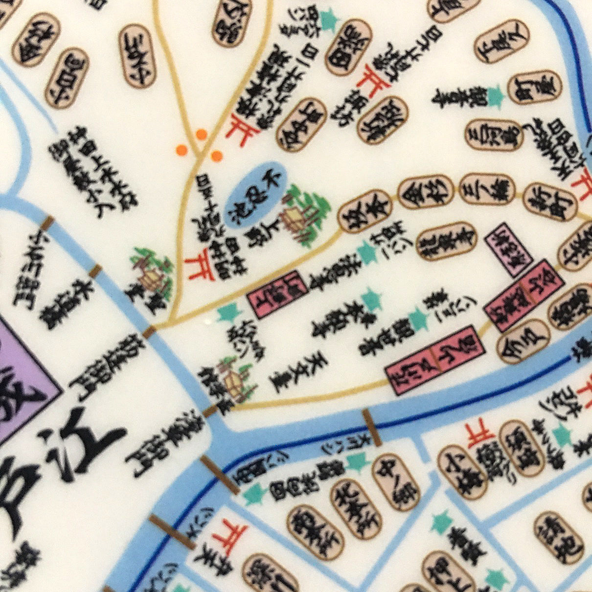 『江戸近郊図』ダブルポケット見開きクリアファイル【送料無料】