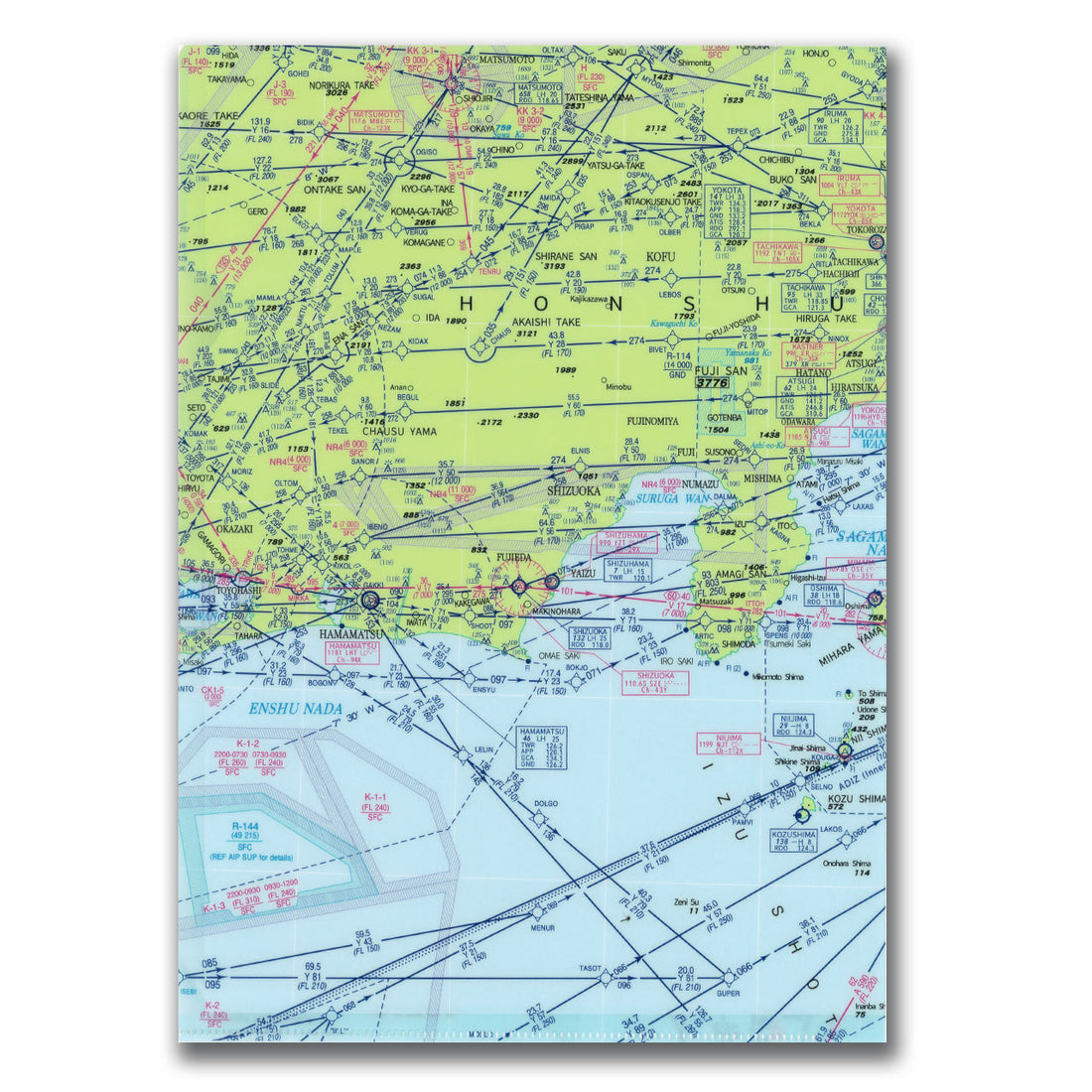 『東京航空図』クリアファイル【送料無料】