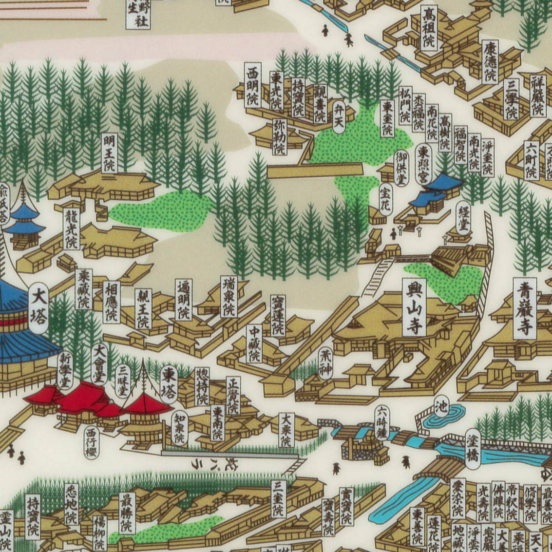 『解読高野山全図』三つ折りクリアファイル【送料無料】