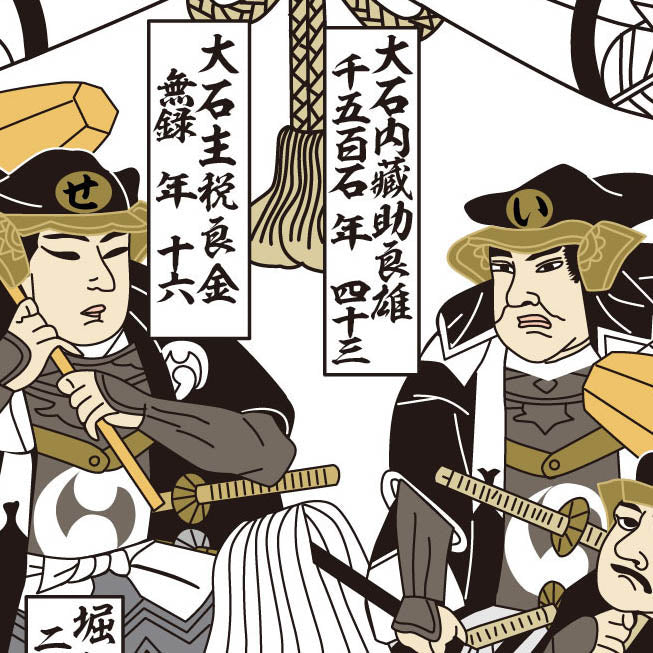 『江戸図で巡る赤穂事件(忠臣蔵)』シングルポケット見開きクリアファイル(資料入り)【送料無料】