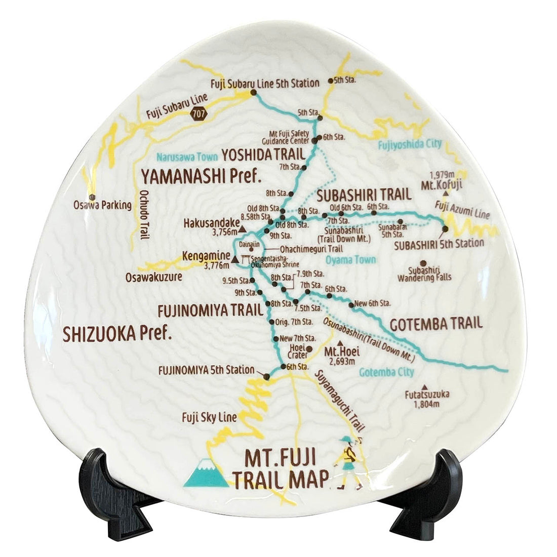 『富士山トレイルマップ』プレート