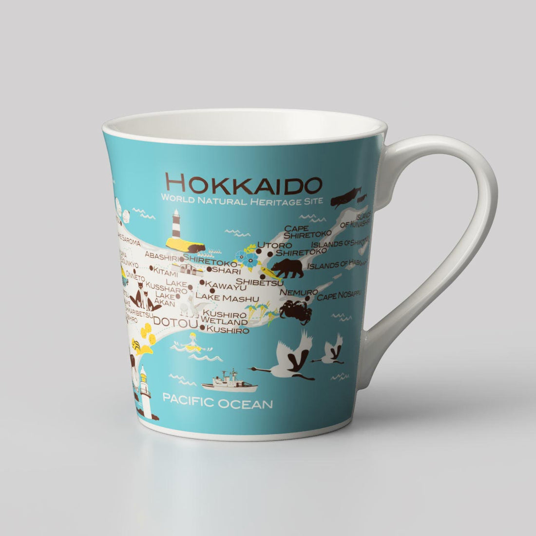 『北海道デザインマップ』T型マップマグ