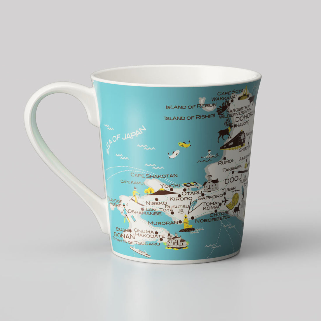 『北海道デザインマップ』T型マップマグ