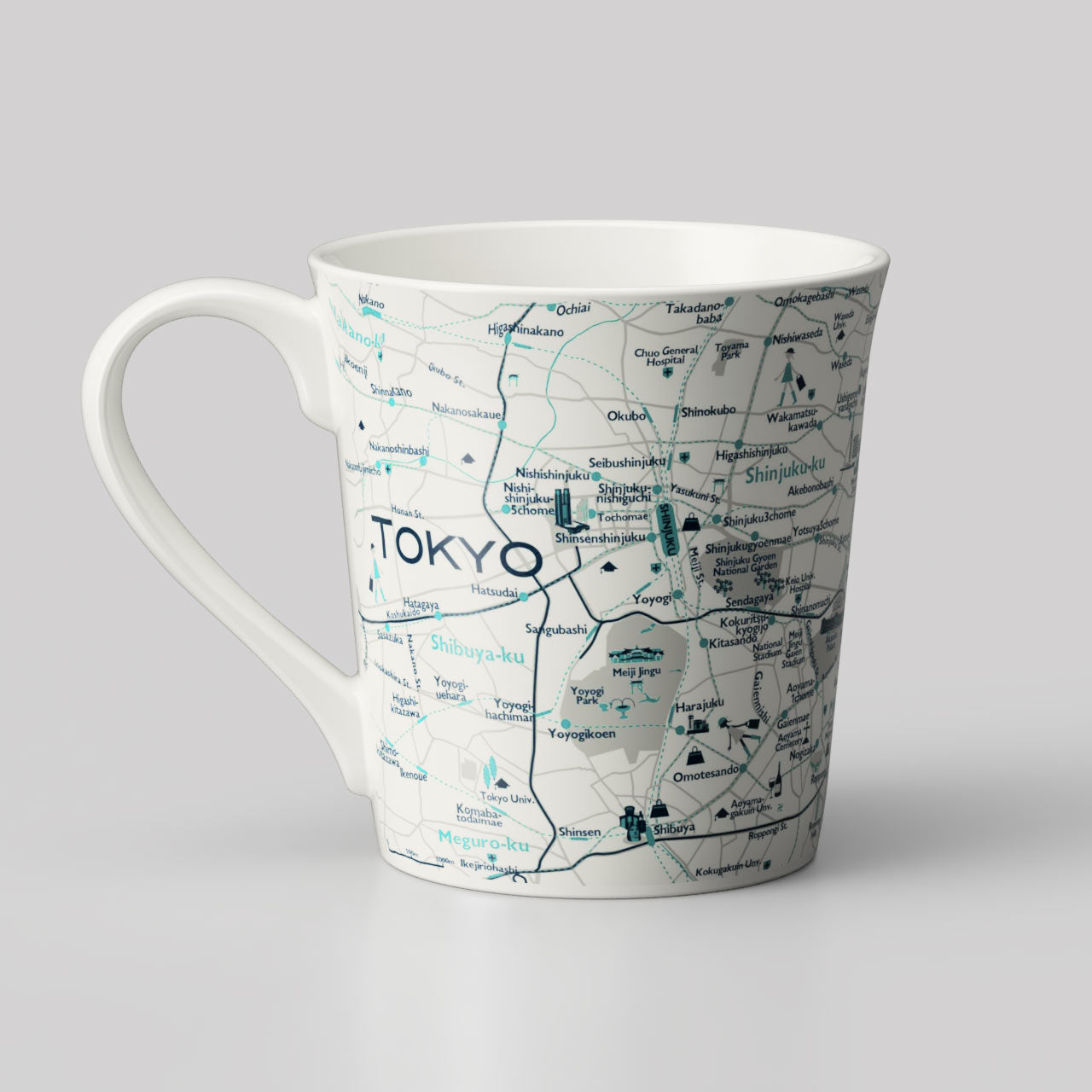 東京英語デザインマップ』T型マップマグ – totemap