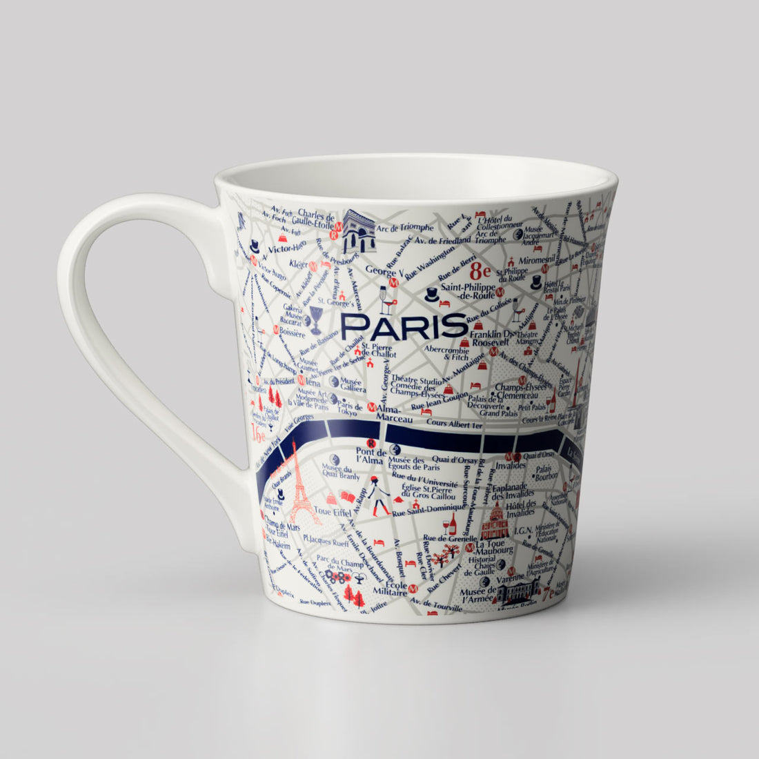 『パリデザインマップ』T型マップマグ