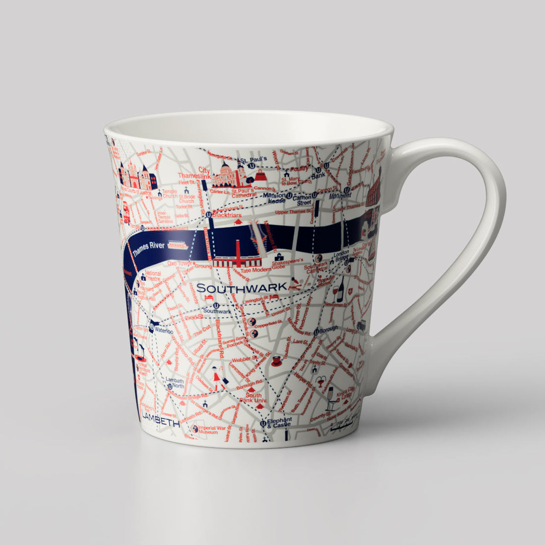 『ロンドンデザインマップ』T型マップマグ