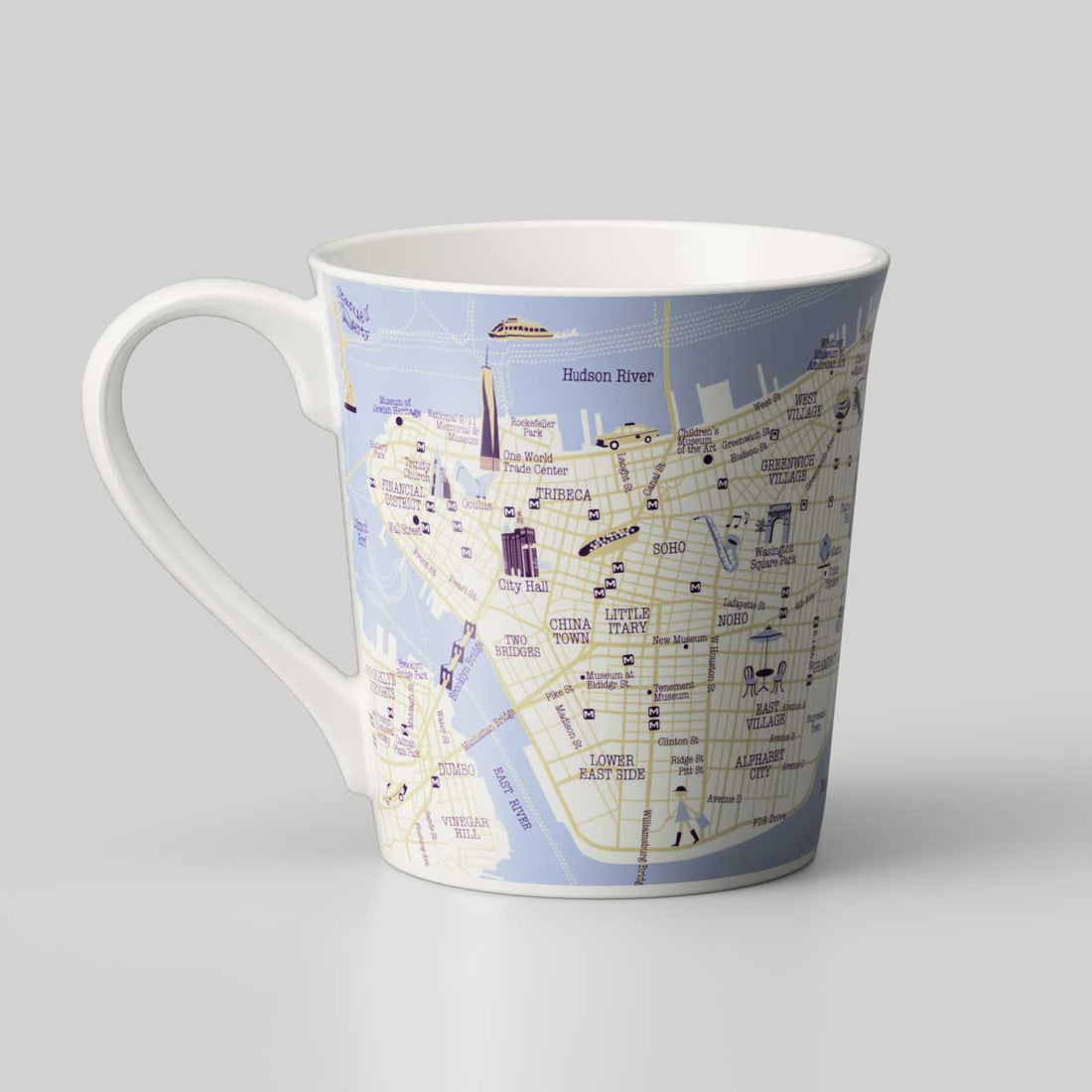 『ニューヨークデザインマップ』T型マップマグ