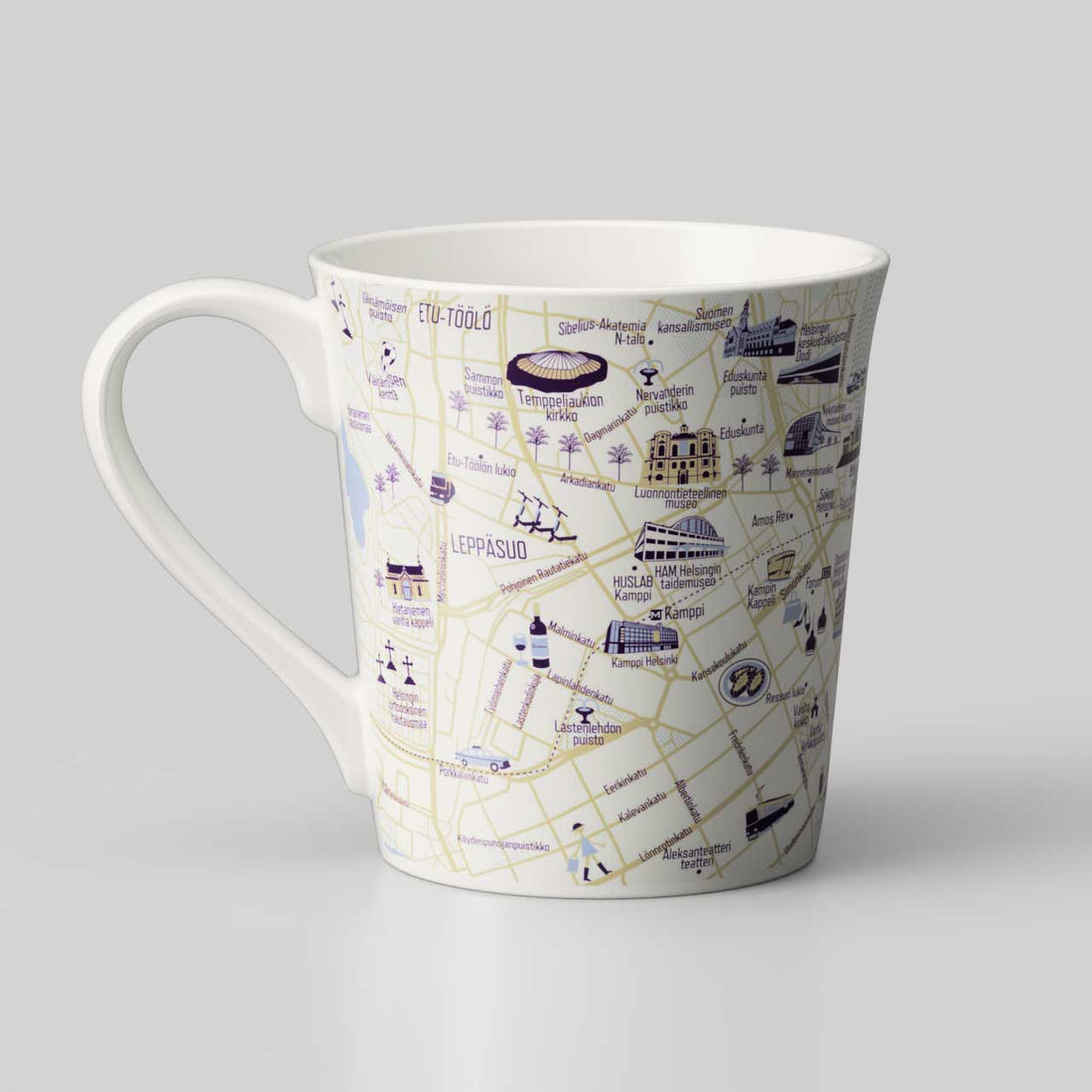 『ヘルシンキデザインマップ』T型マップマグ
