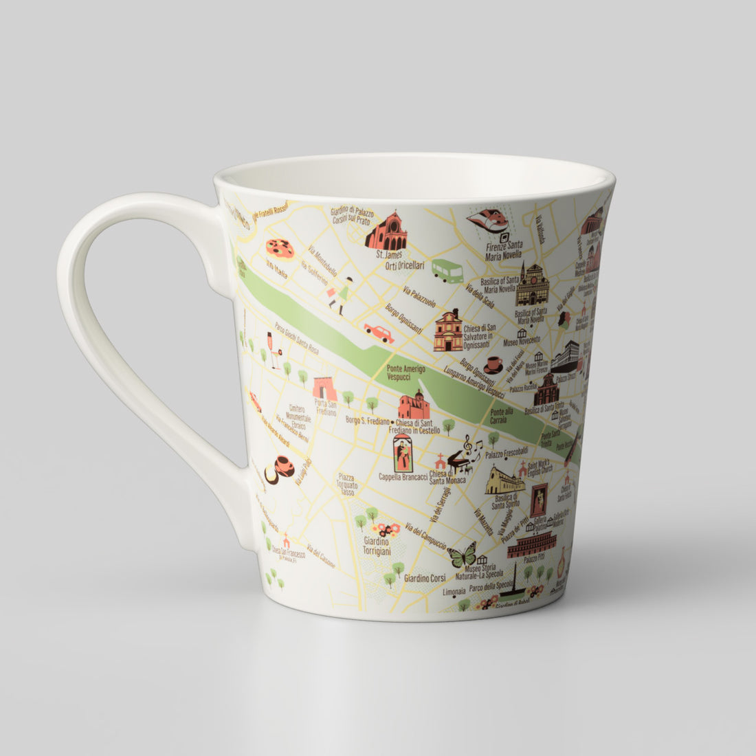 『フィレンツェデザインマップ』T型マップマグ