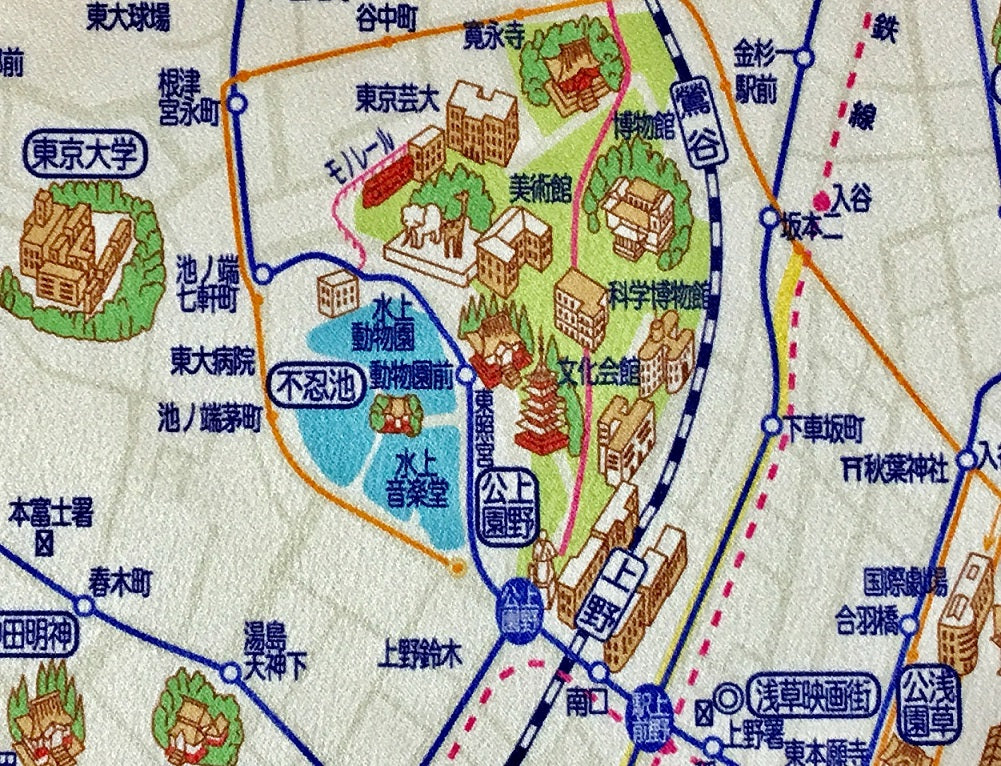 『東京1964デザインマップ』インテリア風呂敷【送料無料】