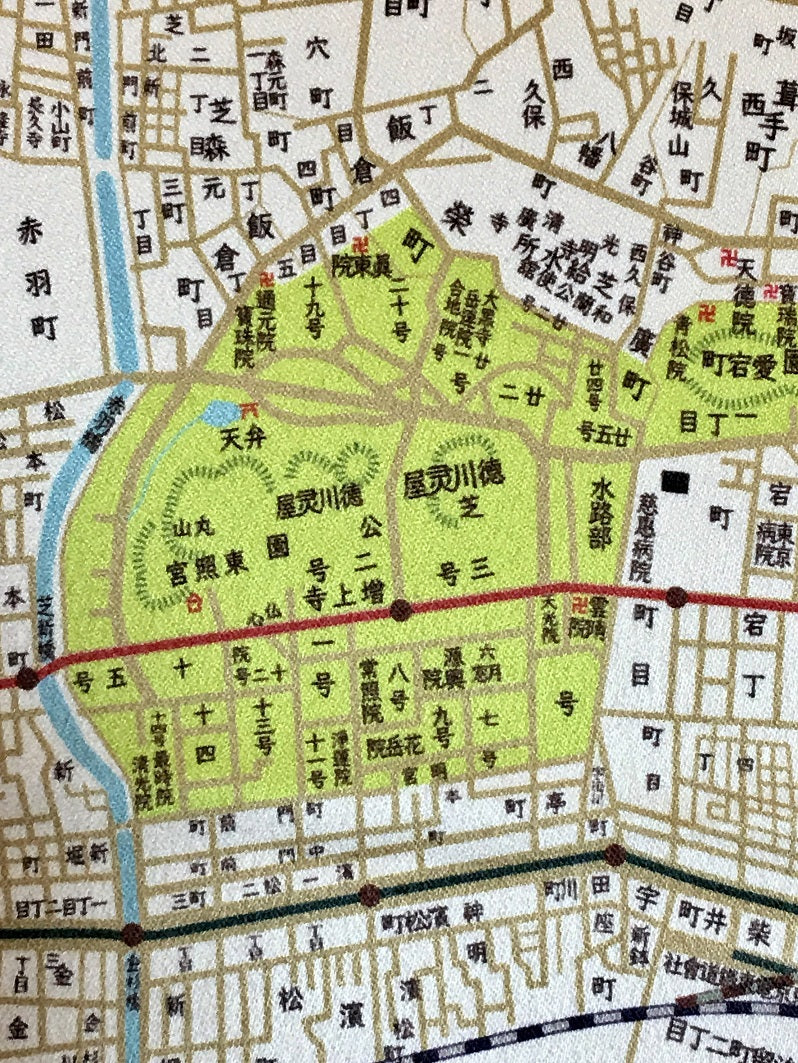 『東京1905デザインマップ』インテリア風呂敷【送料無料】