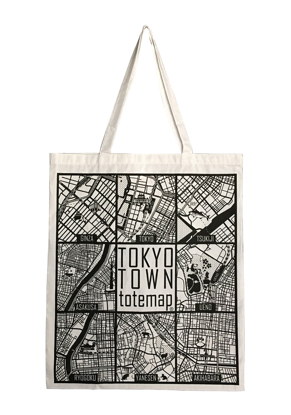 『Tokyo town』totemap【送料無料】(WHITE)