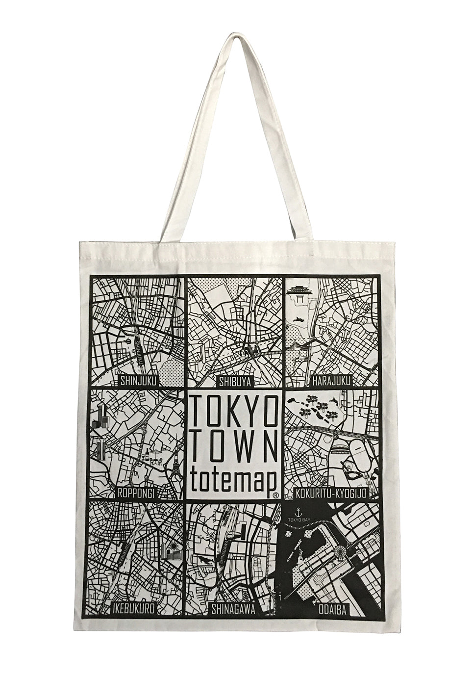 『Tokyo town』totemap【送料無料】(WHITE)