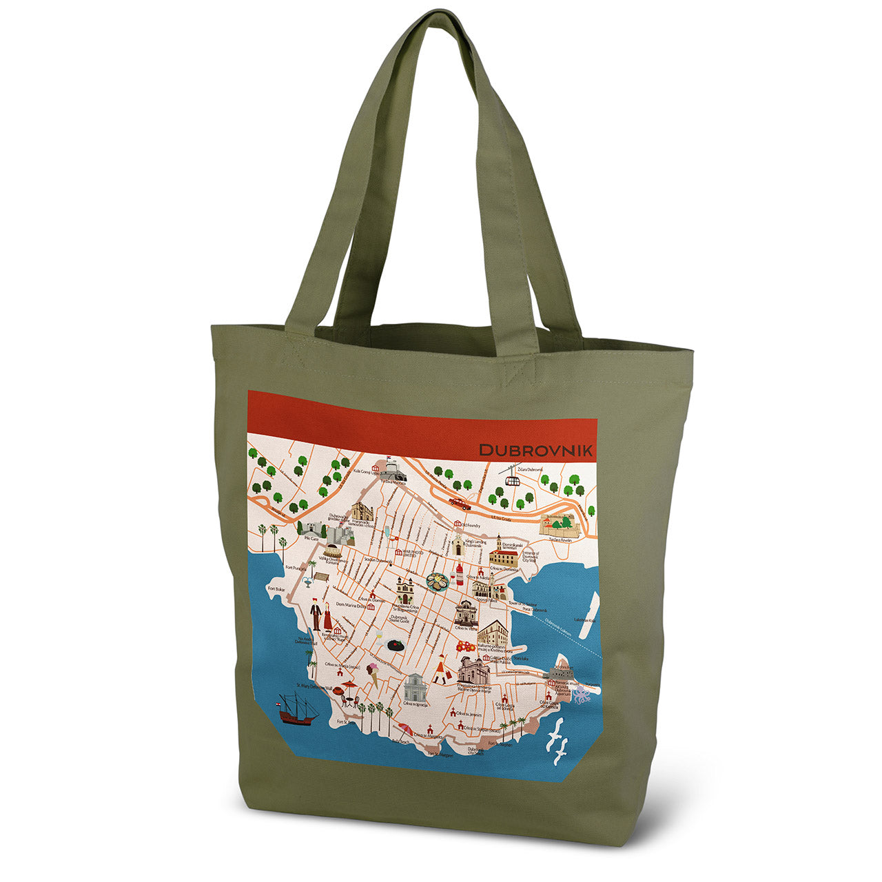 『ドゥブロヴニク』12オンスキャンバストートL【送料無料】