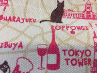 『東京お散歩猫ちゃん』18オンスキャンバストートＬ