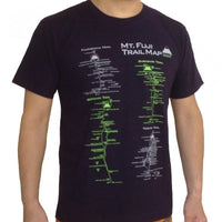 『富士山トレイルマップ』Tシャツ【送料無料】（ネイビー）