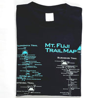 『富士山トレイルマップ』ロングTシャツ【送料無料】（ネイビー）