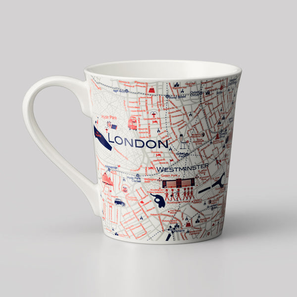 『ロンドンデザインマップ』T型マップマグ