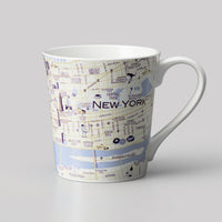 『ニューヨークデザインマップ』T型マップマグ