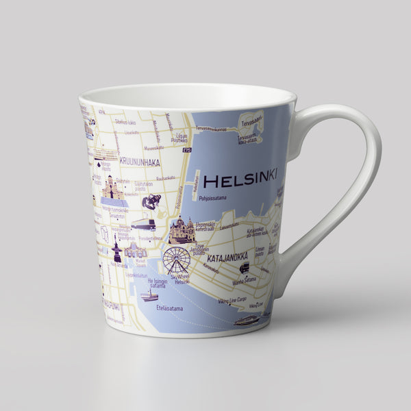 『ヘルシンキデザインマップ』T型マップマグ