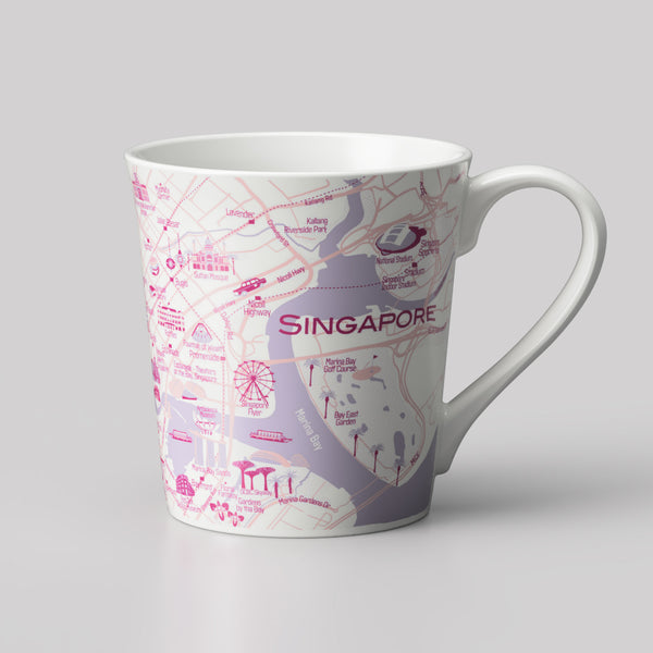 『シンガポールデザインマップ』T型マップマグ