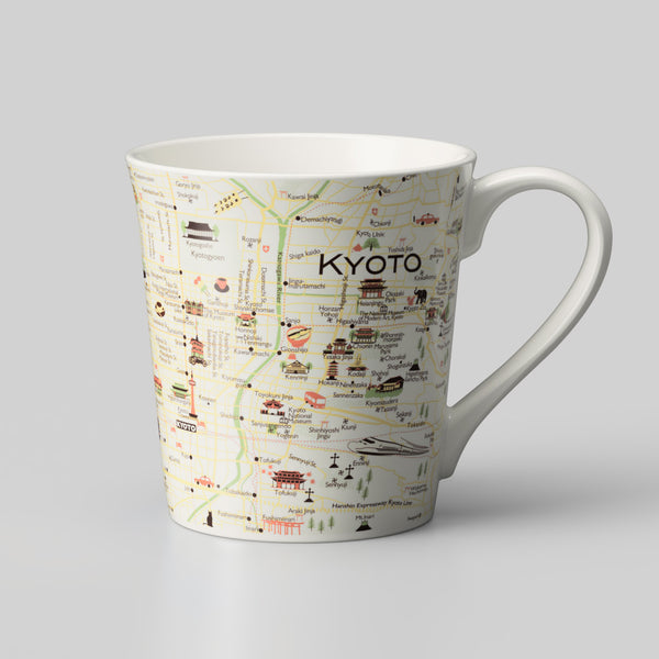 『京都デザインマップ』T型マップマグ