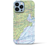 【名古屋航空図】地図柄iPhoneケース（バックカバータイプ・デイタイムフライト）iPhone 13 Pro Max 用