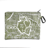 『江戸・東京デザインマップ』トートとポーチのセット【送料無料】（グリーン）