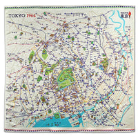 『東京1964デザインマップ』インテリア風呂敷【送料無料】