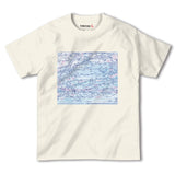 『中部地方（静岡・山梨・愛知）航空図』半袖Tシャツ【送料無料】