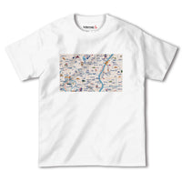 『東京2（Tokyo2）国内地図』半袖Tシャツ【送料無料】