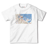 『横浜（Yokohama）国内地図』半袖Tシャツ【送料無料】