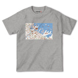 『横浜（Yokohama）国内地図』半袖Tシャツ【送料無料】