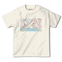 『鎌倉江の島国内地図』半袖Tシャツ【送料無料】