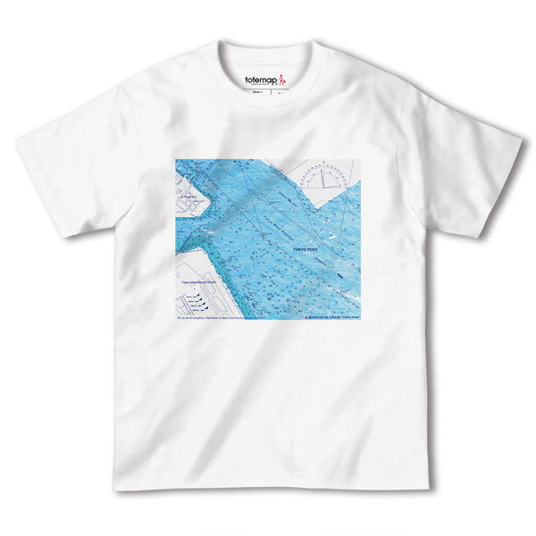 『東京港海図』半袖Tシャツ【送料無料】