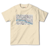『パリ（Paris）海外地図』半袖Tシャツ【送料無料】