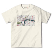 『ロンドン2（London2）海外地図』半袖Tシャツ【送料無料】