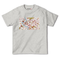 『ローマ（Roma）海外地図』半袖Tシャツ【送料無料】