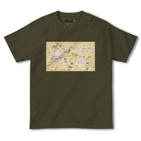 『ウィーン1（Wien1）海外地図』半袖Tシャツ【送料無料】