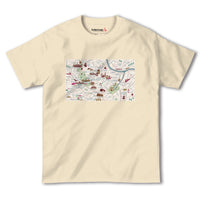 『ウィーン2（Wien2）海外地図』半袖Tシャツ【送料無料】