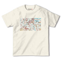 『アムステルダム（Amsterdam）海外地図』半袖Tシャツ【送料無料】