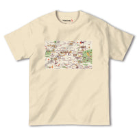 『マドリード（Madrid）海外地図』半袖Tシャツ【送料無料】
