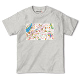 『台北（Taipei）海外地図』半袖Tシャツ【送料無料】