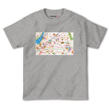 『台北（Taipei）海外地図』半袖Tシャツ【送料無料】